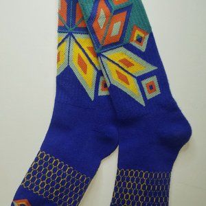 Bombas NWOT Snowflake Calf Sock, Size M (8-10.5) - 1 pair